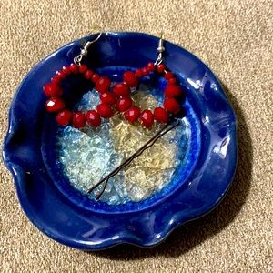 ❤️5/$15 earrings, or $5 each. Red stones- WHBM